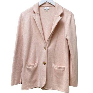J. Crew Pale Pink Knit Blazer